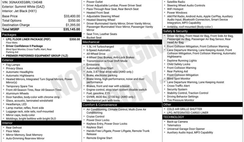 2024 Chevrolet Equinox Premier – BCP0438 full
