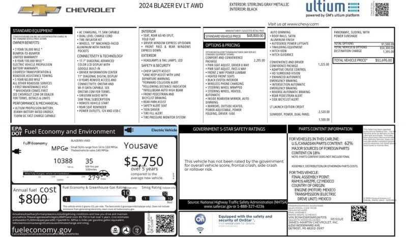 2024 Chevrolet Blazer EV LT – BCP0510 full