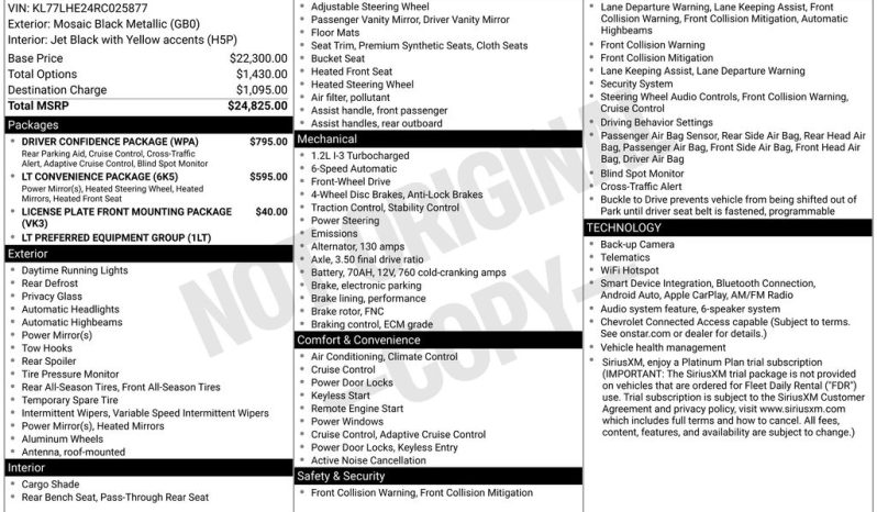 2024 Chevrolet Trax LT – BCP0520 full
