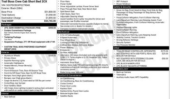 2023 Chevrolet Silverado 1500 Custom Trail Boss – BCP0368 full