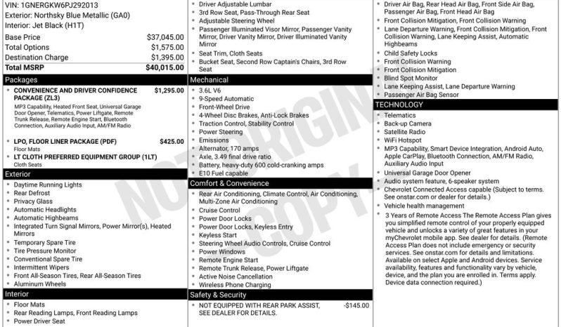 2023 Chevrolet Traverse LT – BCP0499 full