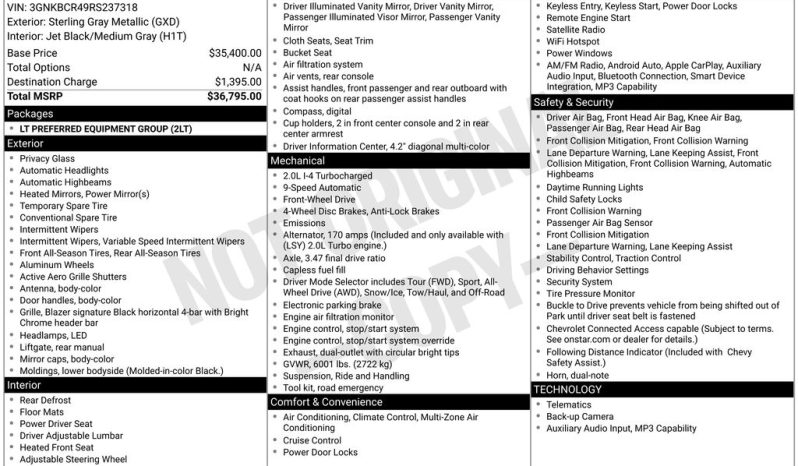 2024 Chevrolet Blazer LT – BCP0327 full