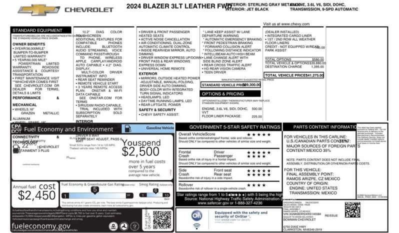 2024 Chevrolet Blazer LT – BCP0348 full