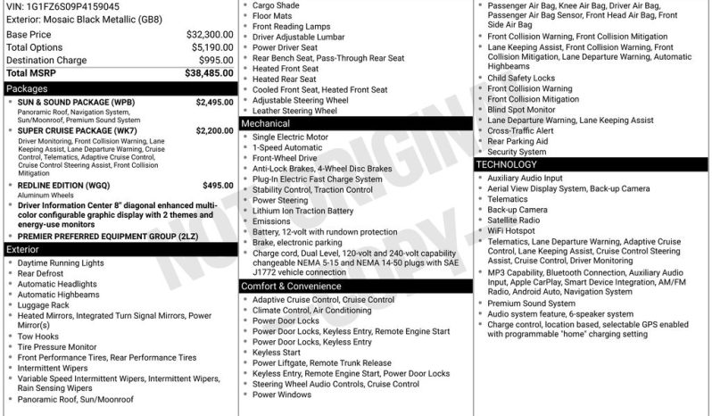 2023 Chevrolet Bolt EUV Premier – BCP0528 full