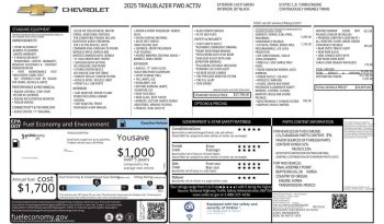 2025 Chevrolet TrailBlazer ACTIV – BCP0488 full