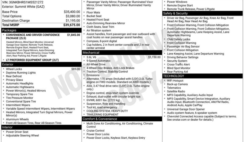 2021 Chevrolet Blazer LT – BCP0527 full