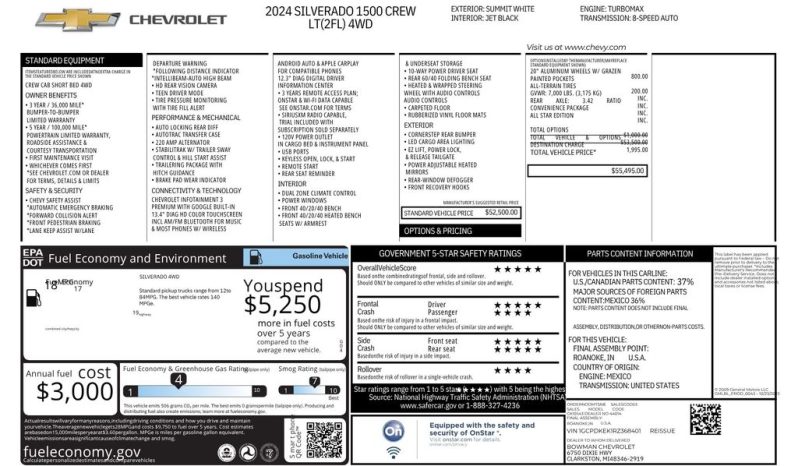 2024 Chevrolet Silverado 1500 LT – BCP0426 full