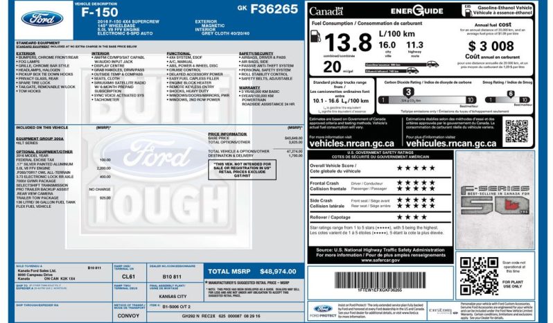 2016 Ford F-150 XLT – CC260908A full