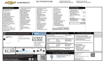 2023 Chevrolet Traverse RS – BCP0424 full