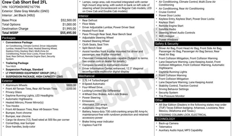 2024 Chevrolet Silverado 1500 LT – BCP0480 full