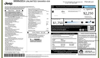 2022 Jeep Wrangler Unlimited Sahara – CC260895A full