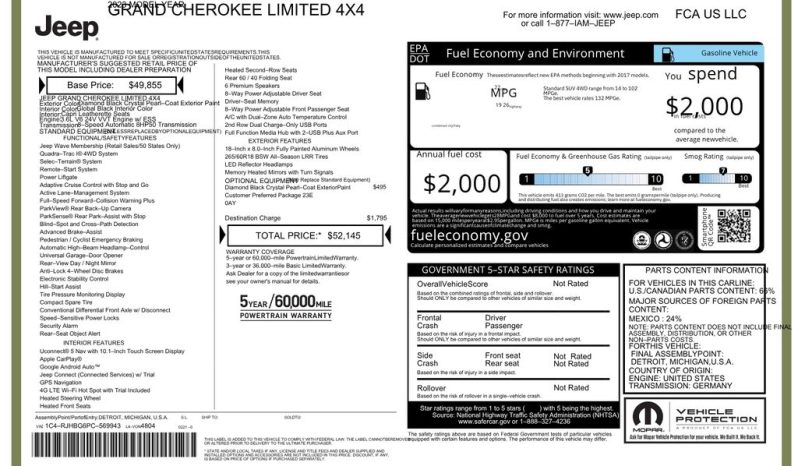 2023 Jeep Grand Cherokee Limited – CCA0193 full