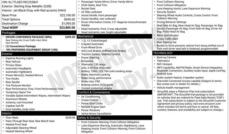 2024 Chevrolet Trax 1RS – BCP0518 full