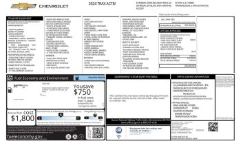 2024 Chevrolet Trax ACTIV – BC262046A full