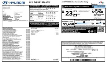 2019 Hyundai Tucson SEL – BC262789A full