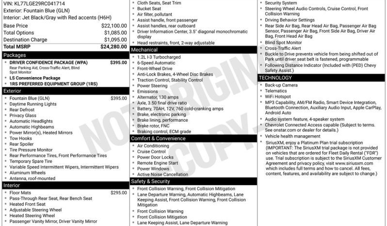 2024 Chevrolet Trax 1RS – BCP0505 full