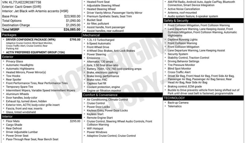 2024 Chevrolet Trax ACTIV – BCP0454 full