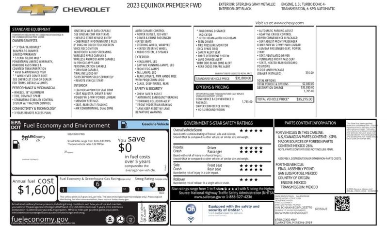 2023 Chevrolet Equinox Premier – BCP0479 full