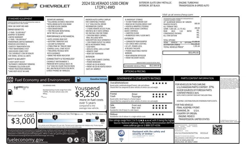 2024 Chevrolet Silverado 1500 LT – BCP0480 full